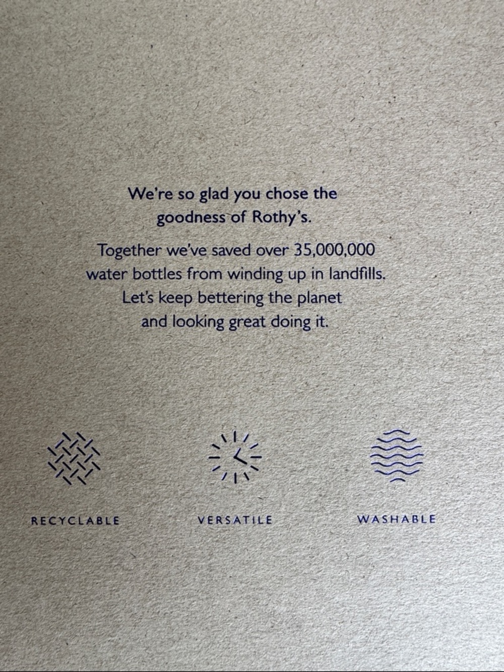 Rothy's women’s Slip-On Loafers in Heathered Cream with Blue Trim - Picture 7 of 8